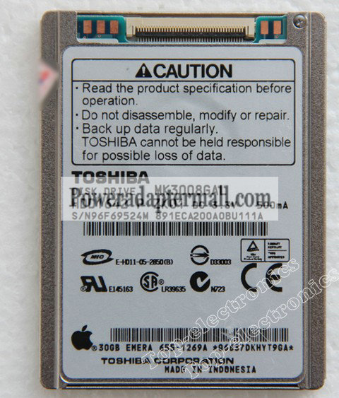 1.8"Toshiba MK3008GAL ZIF PATA 30GB HD for DELL XT D420 D430 - Click Image to Close